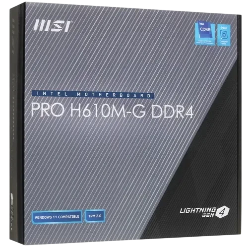 Материнская плата MSI PRO H610M-G DDR4