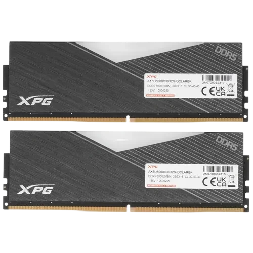 Оперативная память 64 Gb 6000 MHz ADATA XPG LANCER RGB Black (AX5U6000C3032G-DCLARBK)