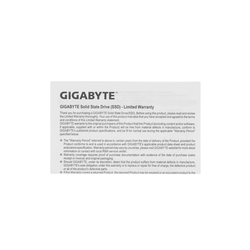 Твердотельный накопитель Gigabyte 500 Gb Gen4 4000E (G440E500G)