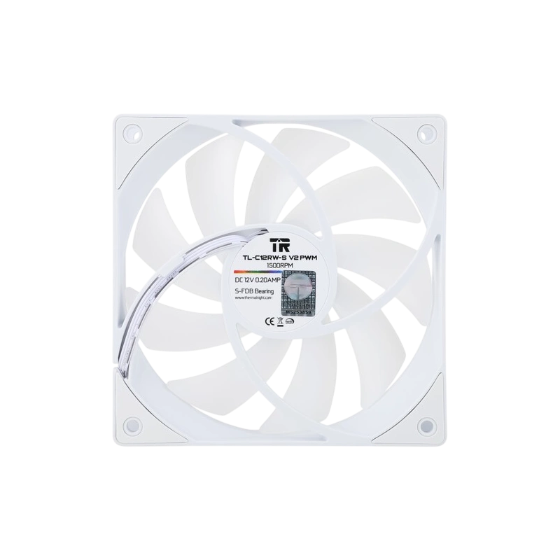 Вентилятор для корпуса Thermalright TL-C12RW-S V2 Reverse ARGB White (TRTLC12RWSV2)
