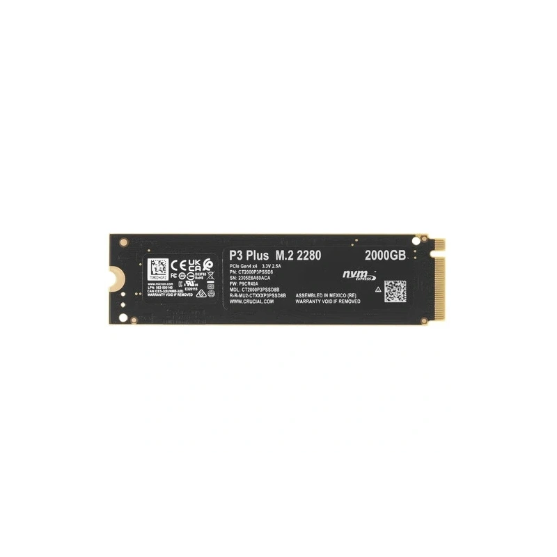 Твердотельный накопитель CRUCIAL 2000 Gb (CT2000P3PSSD8)