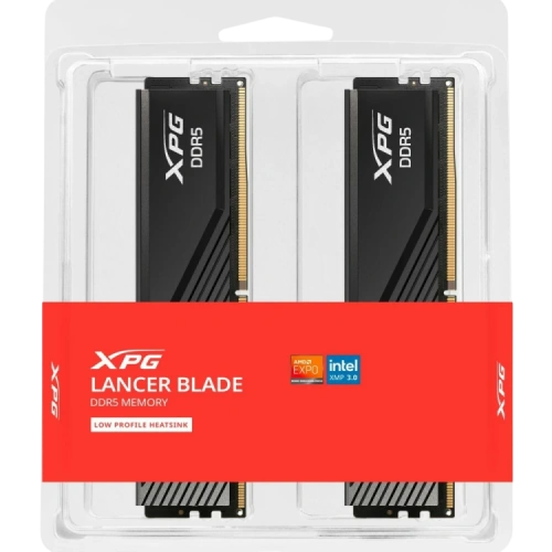 Оперативная память 32 Gb 6400 MHz ADATA XPG LANCER Blade Black (AX5U6400C3216G-DTLABBK)