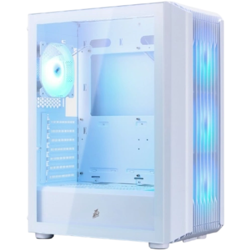 Компьютерный корпус 1STPLAYER BULLET HUNTER H6 ARGB White (H6-WH-4F7-W)