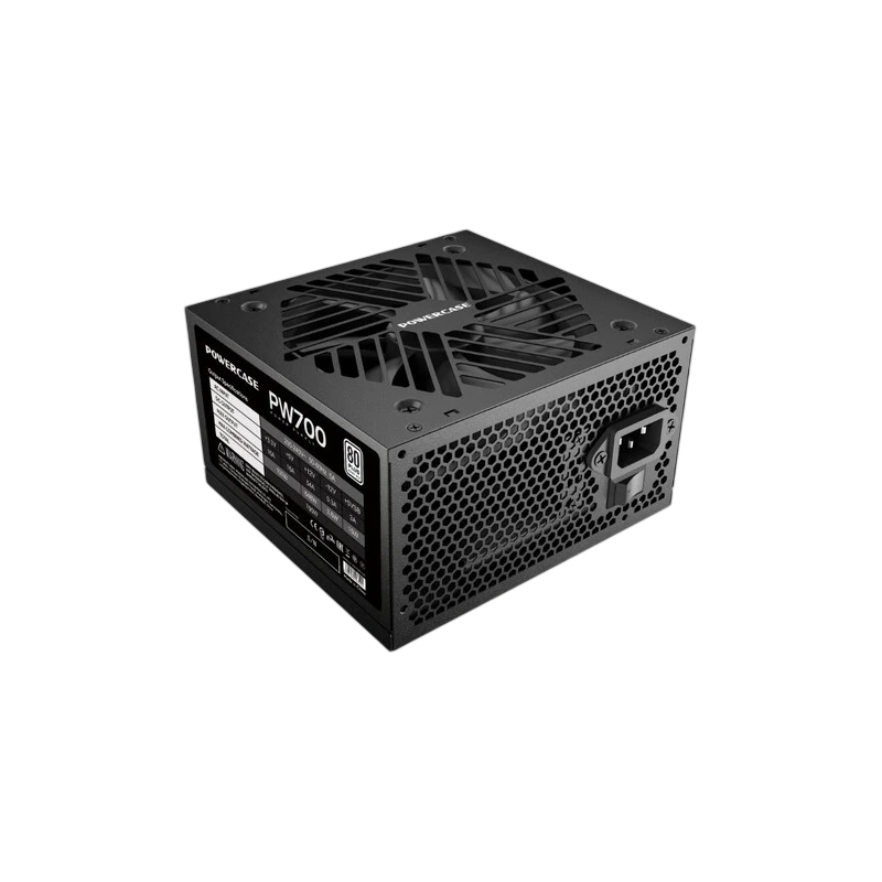 Блок питания Powercase 700W PW700 Black (PS-700W-DC) документация, кабельные стяжки, комплект крепежа