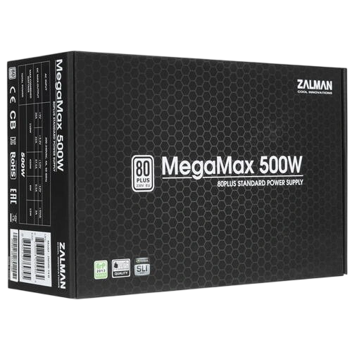 Блок питания Zalman 500W MegaMax (ZM500-TXII)