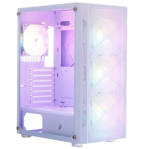 Компьютерный корпус 1STPLAYER FIREBASE XP LED White (XP-WH-4F1-W)