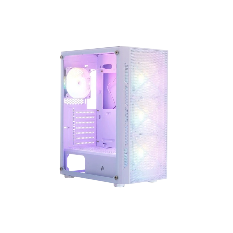 Компьютерный корпус 1STPLAYER FIREBASE XP LED White (XP-WH-4F1-W)