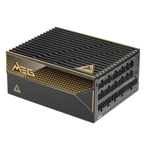 Блок питания MSI 1600W MEG Ai1600T 16 Pin (PCIe 5.0 Connector Cable Details) документация, комплект кабелей, чехол