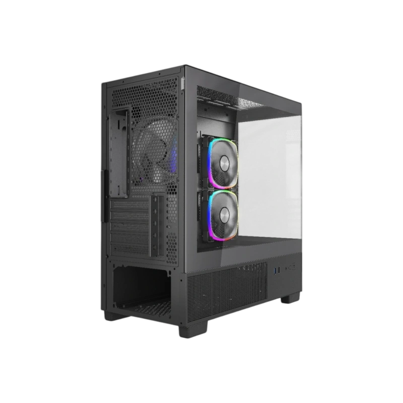Компьютерный корпус Powercase Vision Micro M3B TG ARGB Black (CVMMB-A3)