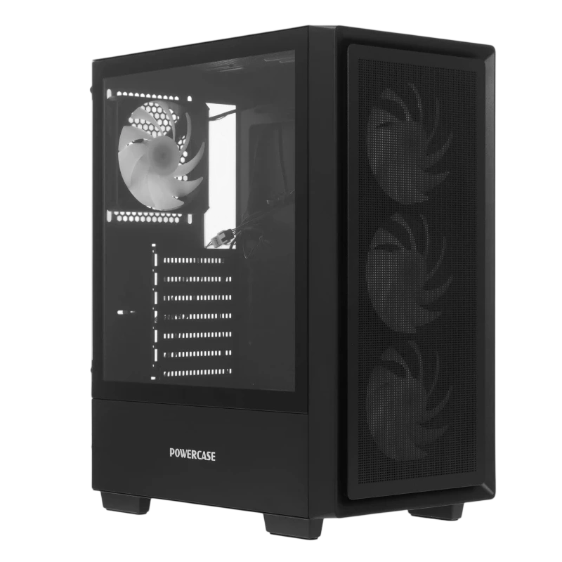 Компьютерный корпус Powercase Mistral AY4B ARGB TG Black (CMAYB-A4)
