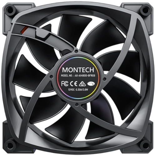 Вентилятор для корпуса Montech AX140 ARGB Black (AX140B) PWM