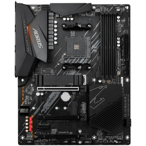Материнская плата Gigabyte B550 AORUS ELITE V2 x кабель SATA