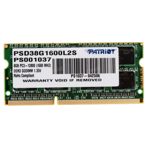 Оперативная память 8 Gb 1600 MHz PATRIOT SL (PSD38G1600L2S)