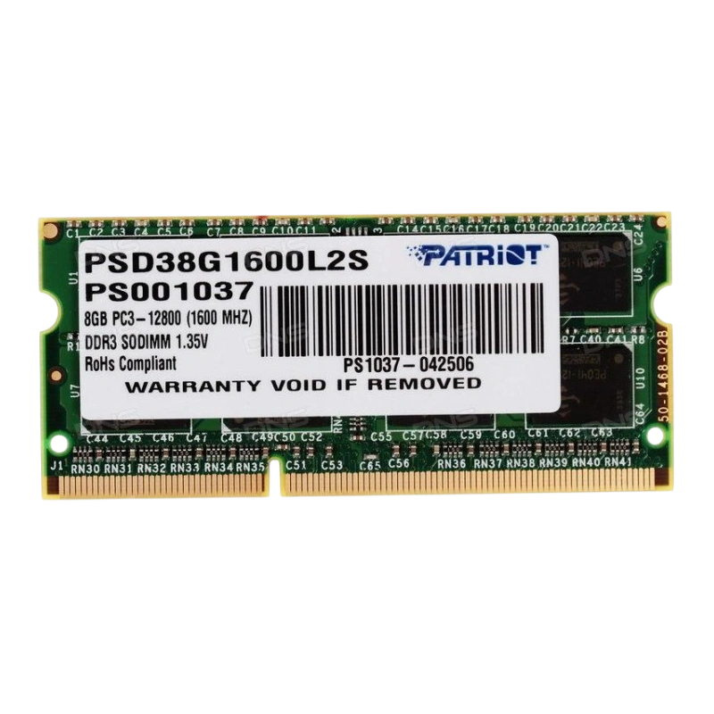 Оперативная память 8 Gb 1600 MHz PATRIOT SL (PSD38G1600L2S)