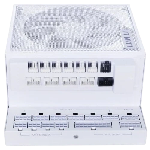 Блок питания Lian Li 1200W EG1200G White (G9P.EG1200G.WH00.RU) 16 Pin (PCIe 5.0 Connector Cable Details) EDGE хаб, документация, комплект кабелей
