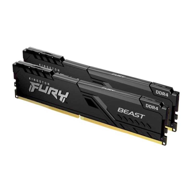 Оперативная память 64 Gb 3600 MHz Kingston FURY Beast Black (KF436C18BBK2/64)