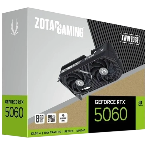 Видеокарта ZOTAC (ZT-B50600E-10M) GeForce RTX 5060 8GB Twin Edge