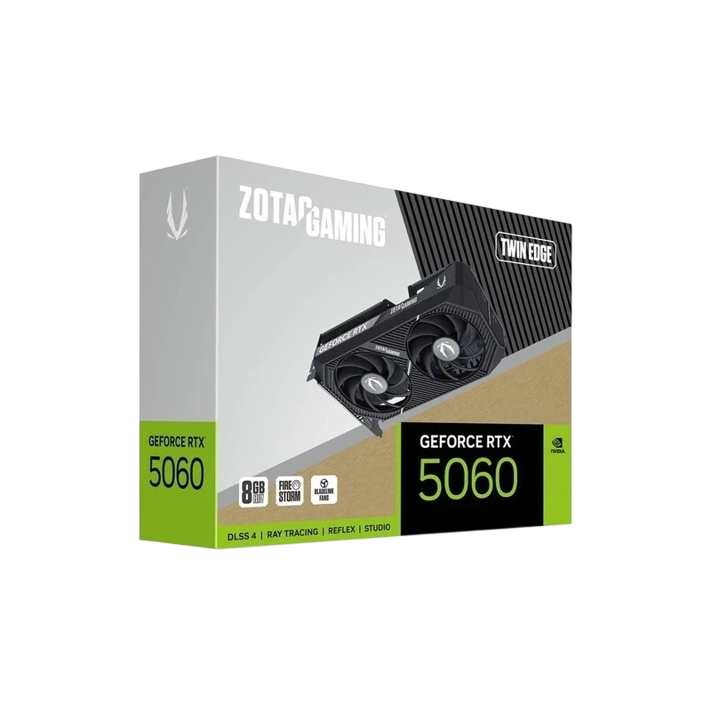 Видеокарта ZOTAC (ZT-B50600E-10M) GeForce RTX 5060 8GB Twin Edge