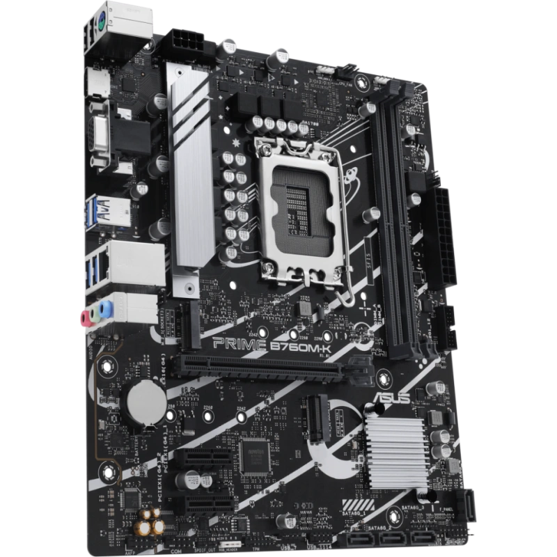Материнская плата ASUS PRIME B760M-K (90MB1FI0-M1EAY0) 2 x кабель SATA, документация, задняя планка