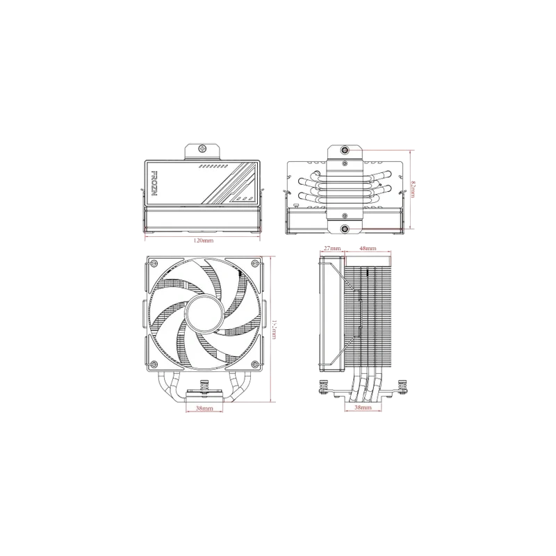 Кулер для процессора ID-COOLING FROZN A410 SE ARGB White