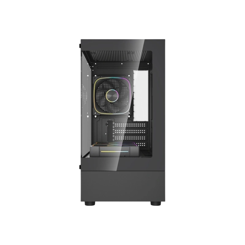 Компьютерный корпус Powercase Vision Micro M1 TG ARGB Black (CVMM1B-A3)