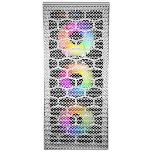 Компьютерный корпус Powercase Mistral MESH Z4С TG LED White (CMIZ4CW-L4)