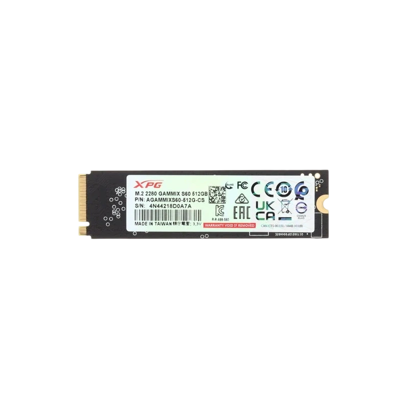 Твердотельный накопитель ADATA XPG 512 Gb AGAMMIX S60 (AGAMMIXS60-512G-CS) BOX