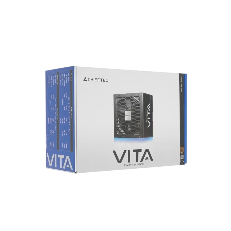 Блок питания Chieftec 850W Vita Black (BPX-850S) документация, комплект крепежа