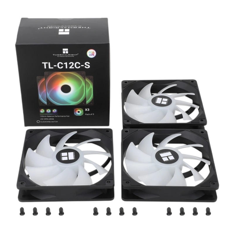 Комплект вентиляторов для корпуса Thermalright TL-C12C-S ARGB (TRTLC12S.3P)