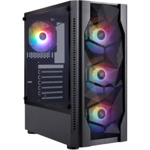 Компьютерный корпус 1STPLAYER DK D4 Black (D4-BK-4F1)