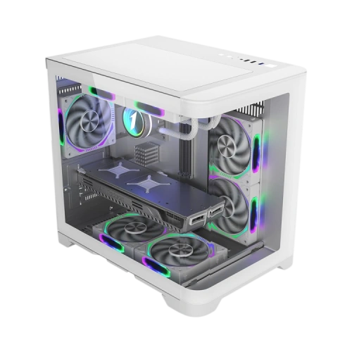 Компьютерный корпус 1STPLAYER UVIEW UV5 White (UV5-WH)