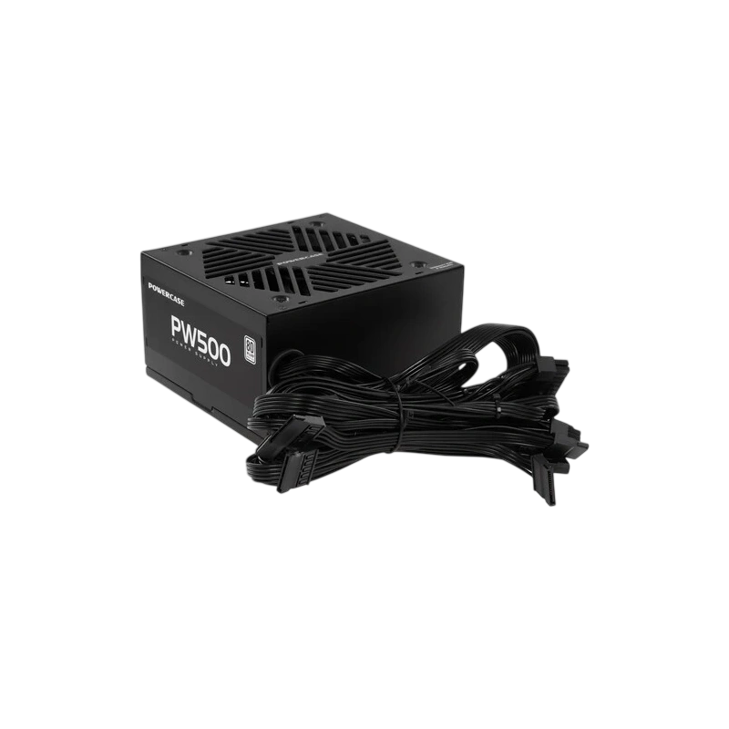 Блок питания Powercase 500W PW500 Black (PS-500W-DC)
