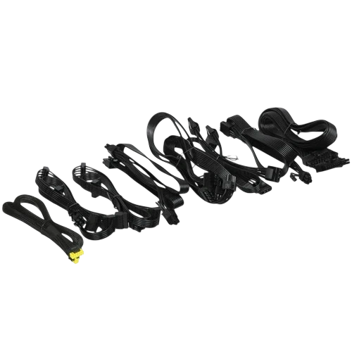 Блок питания MSI 750W MAG A750GL (306-7ZP8B11-CE0) 16 Pin (PCIe 5.1 Connector Cable Details) документация, комплект кабелей