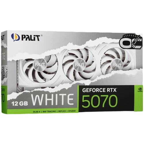 Видеокарта Palit (NE75070U19K9-GB2050W) GeForce RTX 5070 12GB White OC