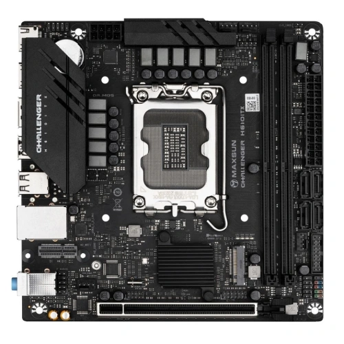 Материнская плата MaxSun H610ITX MS-Challenger 2LAN V3 (6940709698761)
