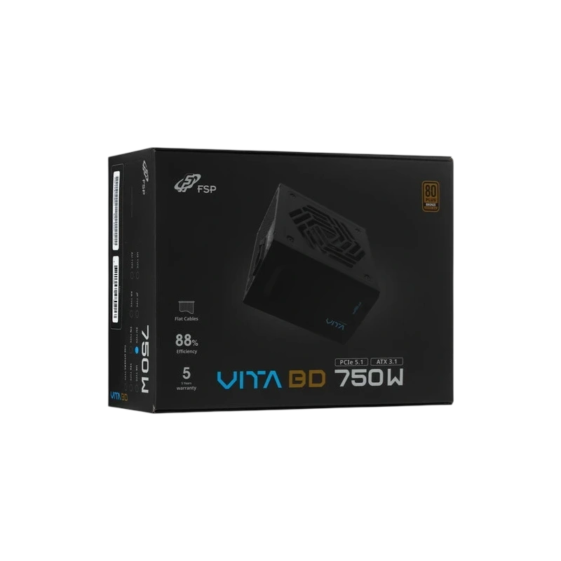 Блок питания FSP 750W VITA-750BD 16 Pin (PCIe 5.0 Connector Cable Details) документация