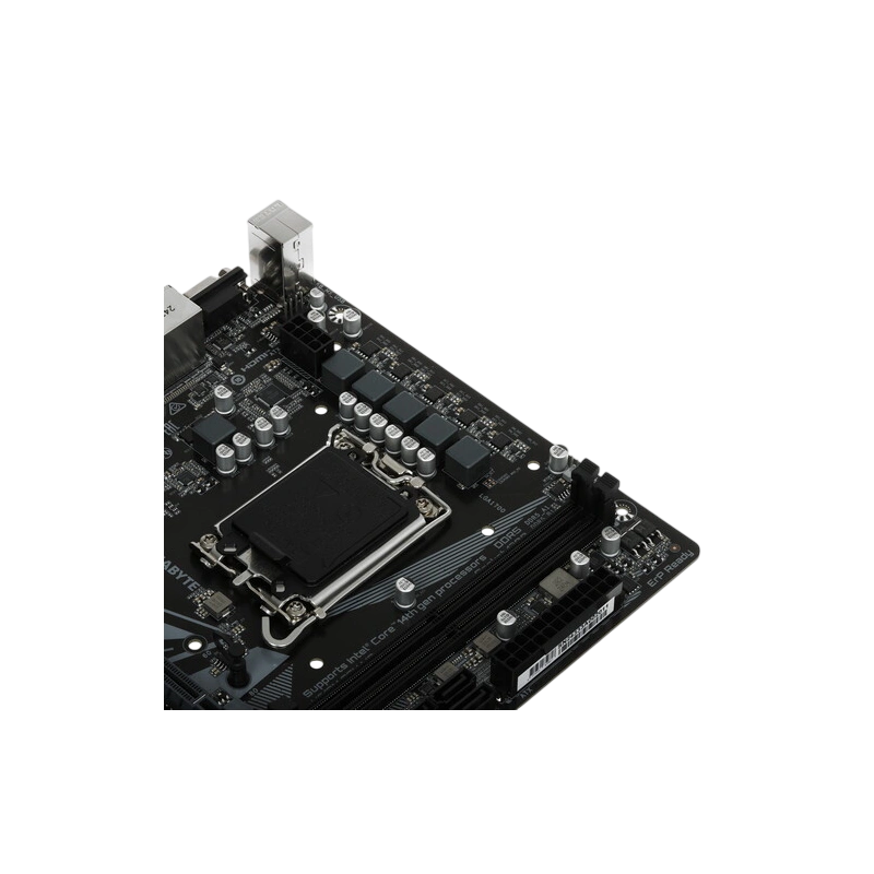 Материнская плата Gigabyte H610M S2H V2 документация, задняя планка