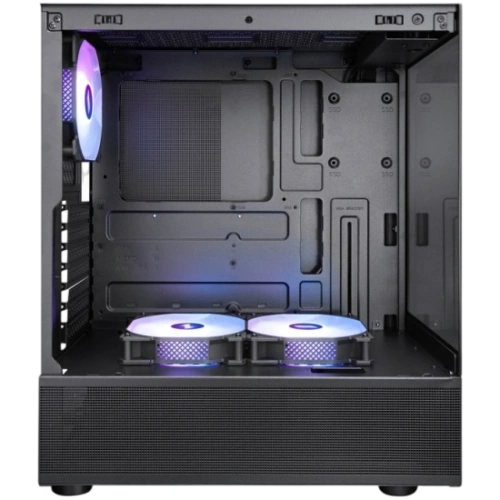 Компьютерный корпус 1STPLAYER MIKU Mi7-A ARGB Black (Mi7-A-BK-2FC7R-1FC7)