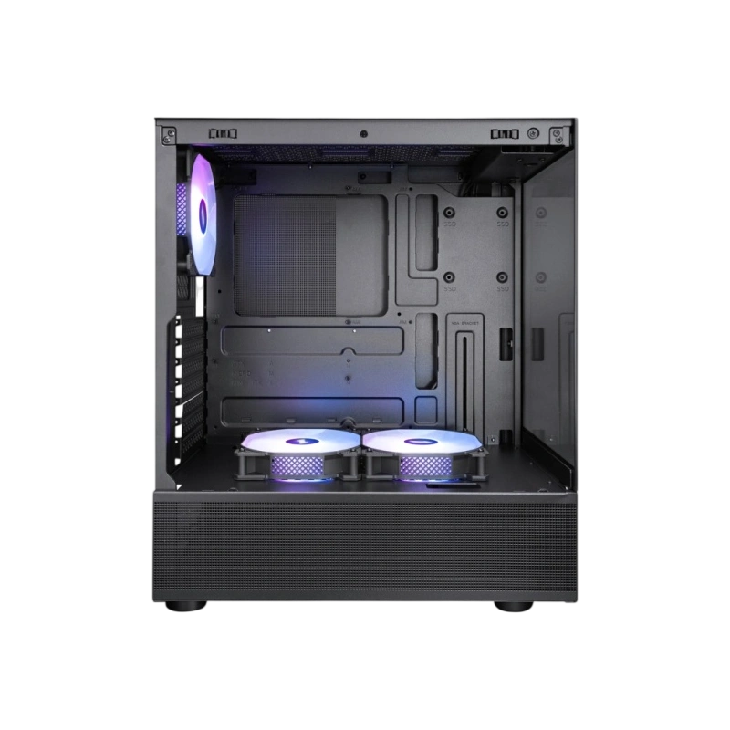 Компьютерный корпус 1STPLAYER MIKU Mi7-A ARGB Black (Mi7-A-BK-2FC7R-1FC7)