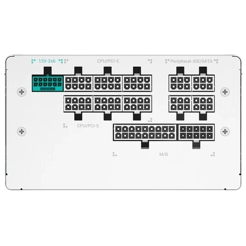 Блок питания Deepcool 1200W GAMERSTORM PQ1200G WH White 16 Pin (PCIe 5.0 Connector Cable Details)