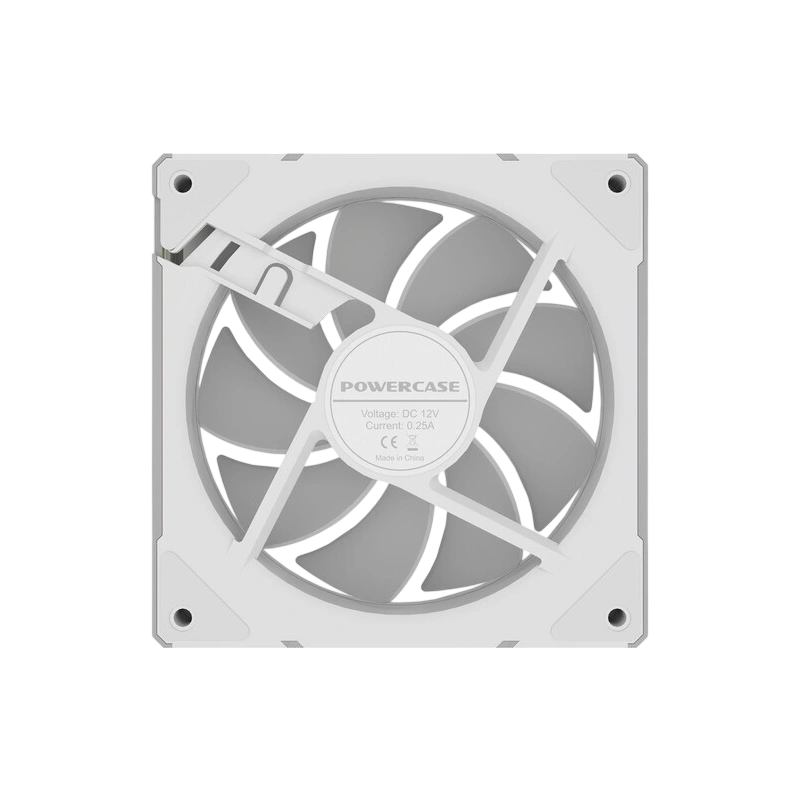 Вентилятор для корпуса Powercase (M61-12W ARGB) White комплект крепежа