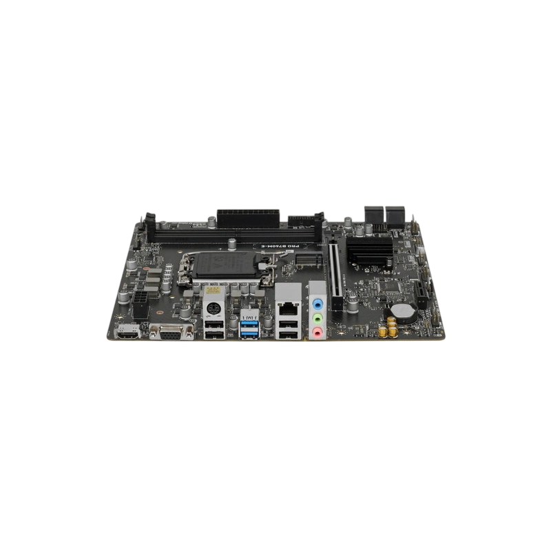 Материнская плата MSI PRO B760M-E документация, задняя планка, кабель SATA, крепеж для разъема M.2