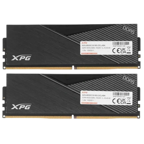 Оперативная память 32 Gb 6000 MHz ADATA XPG LANCER Black (AX5U6000C3016G-DCLABK)