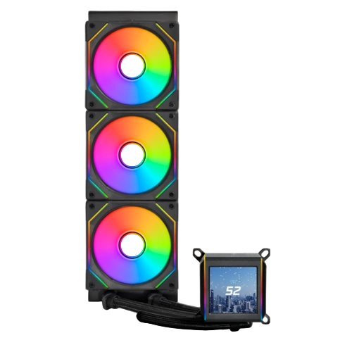 Система жидкостного охлаждения для процессора Lian Li GA II LCD SL-INF 360 ARGB Black (GA2ALCD36INB) (G89.GA2ALCD36INB.R0)