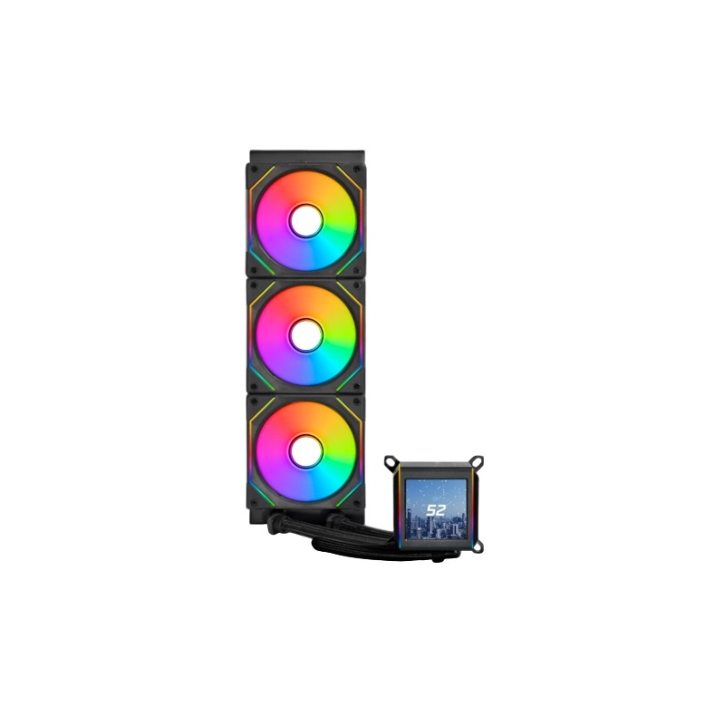 Система жидкостного охлаждения для процессора Lian Li GA II LCD SL-INF 360 ARGB Black (GA2ALCD36INB) (G89.GA2ALCD36INB.R0)