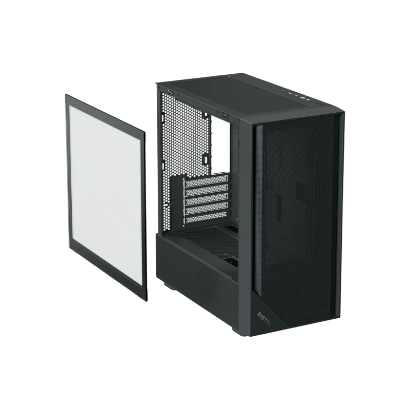 Компьютерный корпус XASTRA A401M 4ARGB-V2 TG Black (A401M-V2-4FC12A)