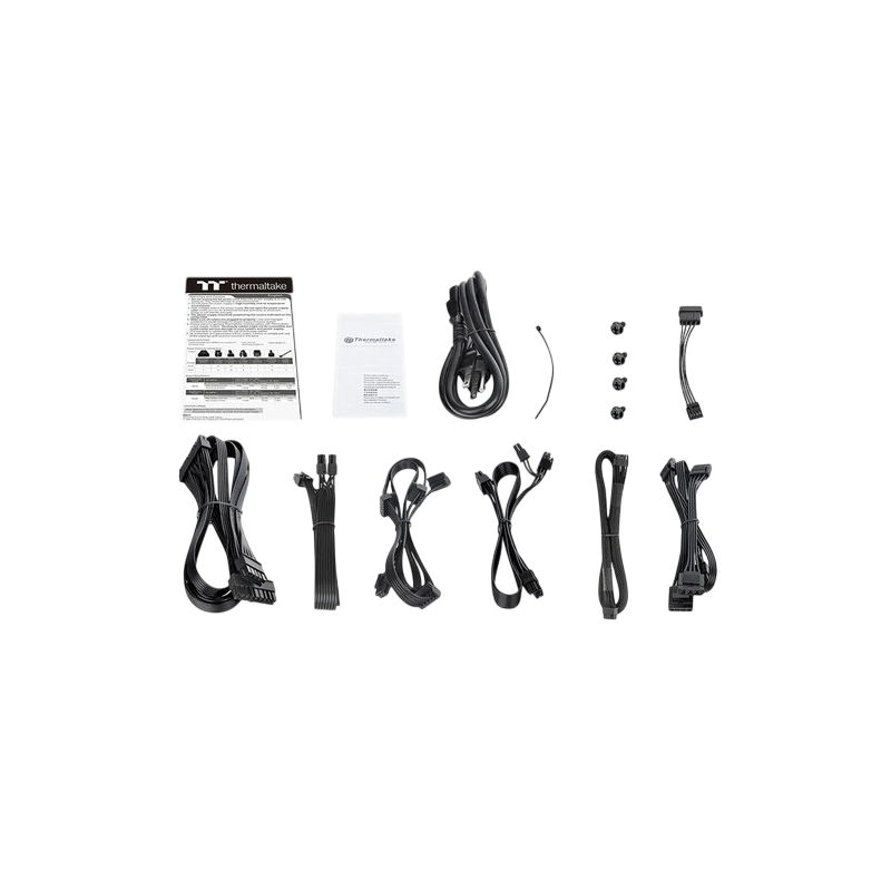 Блок питания Thermaltake 750W TOUGHPOWER GF3 ARGB (TTP-750AH3FSG-3) (PS-TPD-0750F4FAGE-1) 16 Pin (PCIe 5.0 Connector Cable Details) комплект кабелей, комплект крепежа