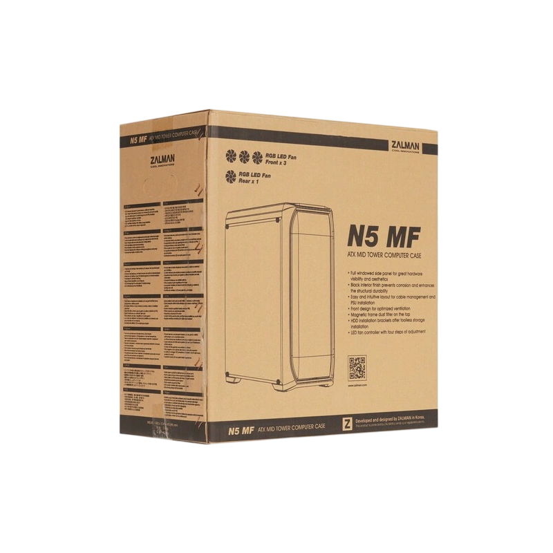 Компьютерный корпус Zalman N5 MF Black