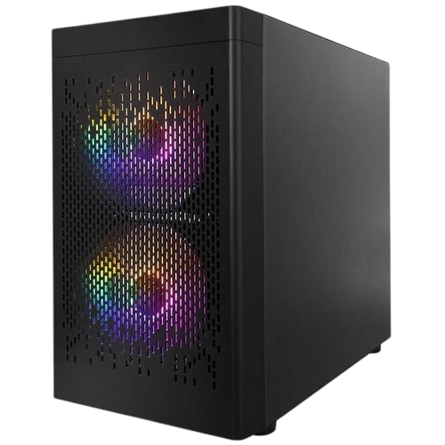 Компьютерный корпус 1STPLAYER DK D3-B LED Black (D3-B-BK-2F1P-1F1)