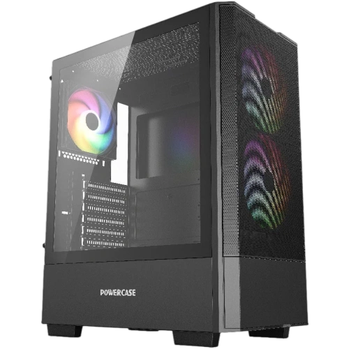 Компьютерный корпус Powercase Mistral AY3B ARGB Black (CMAYB-A3)